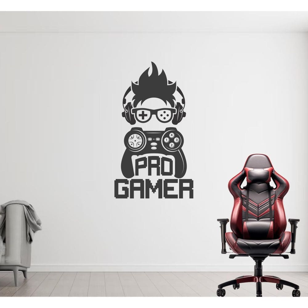 Adesivo Parede Pró Gamer Decoração Games