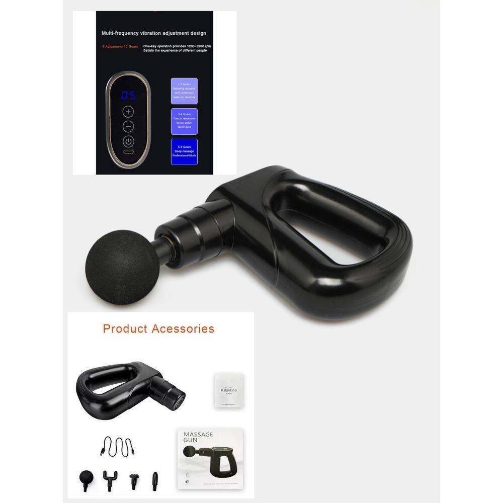 Pistola Grande Massageadora Muscular Corporal Profissional