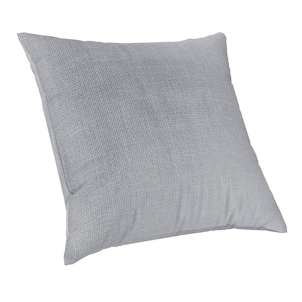 Capa De Almofada Sala Luxo 50X50Cm Suede Com Ziper Prata