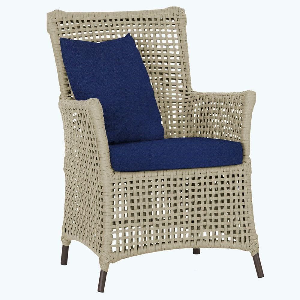 Poltrona Igapó Alumínio Pintura Marrom Corda Náutica E10 Rami