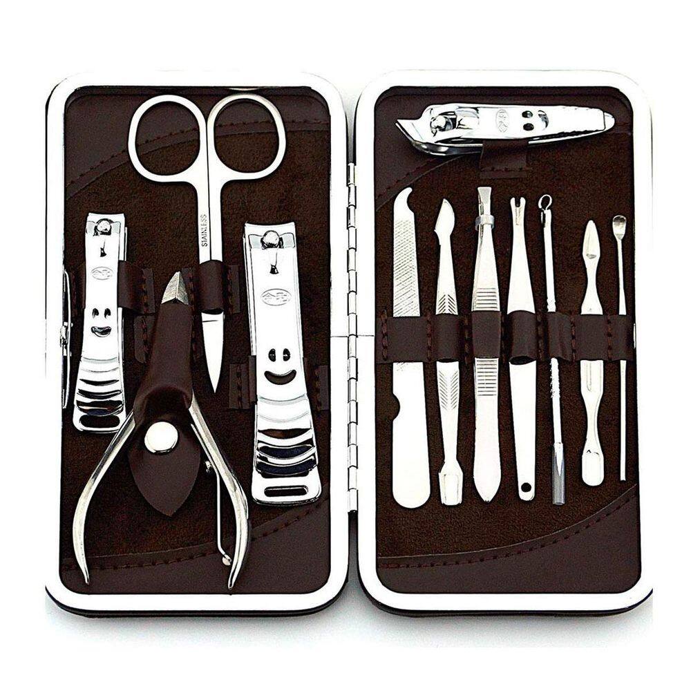 Kit De Unhas Completo Profissional Tesoura E Pinça Portátil