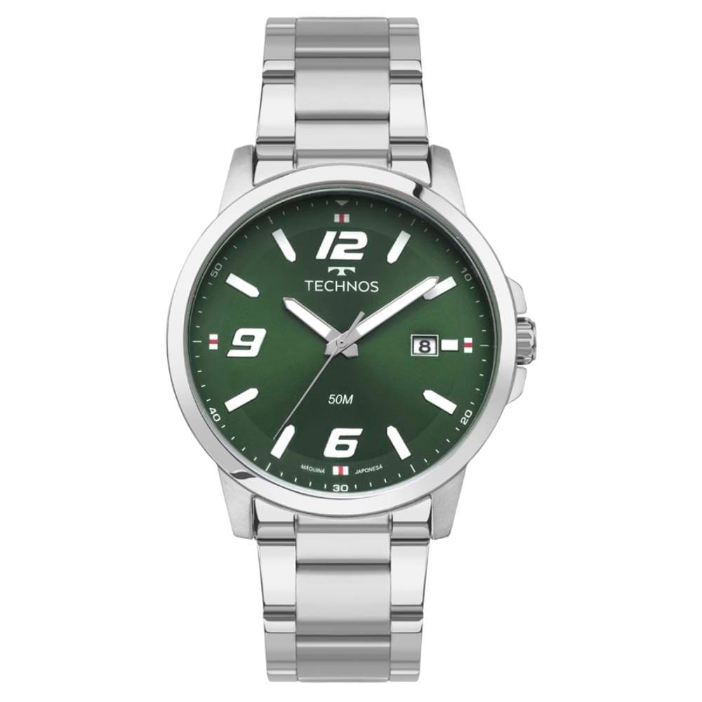 Relógio Technos Masculino Ref: 2315lav/1v Racer Prateado