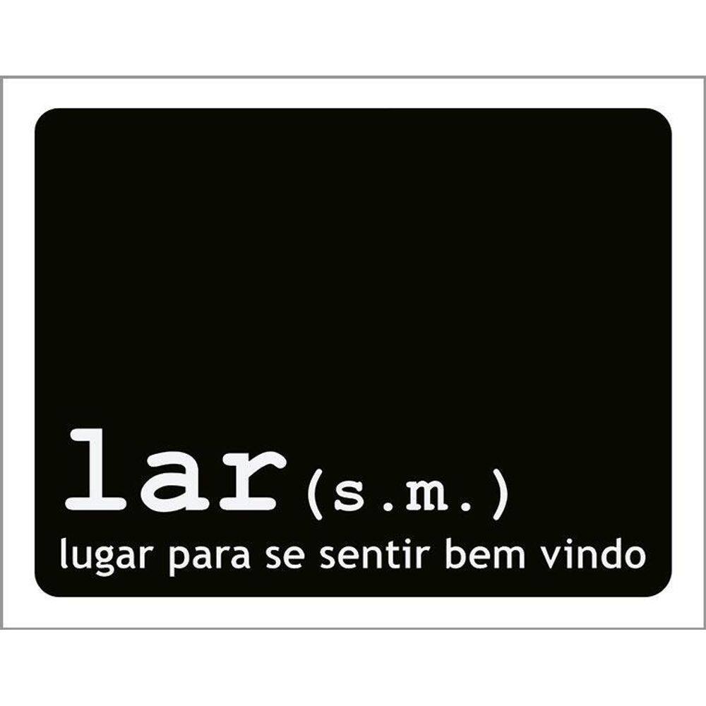 Kit 3 Placas Decorativa - Lar Seja Bem Vindo