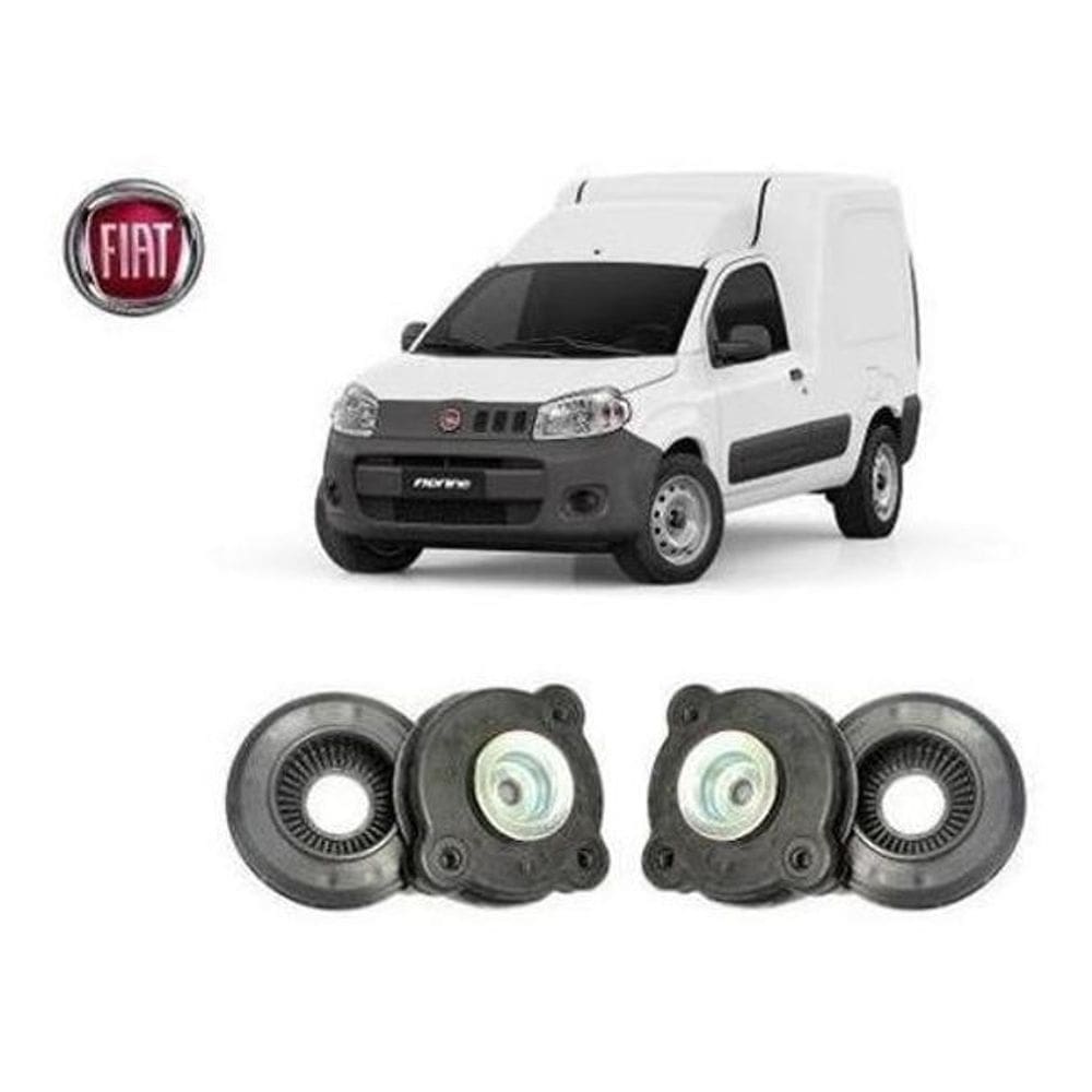 2 Coxim Rolamento Suspensão Dianteira Fiat Fiorino 2014 2015