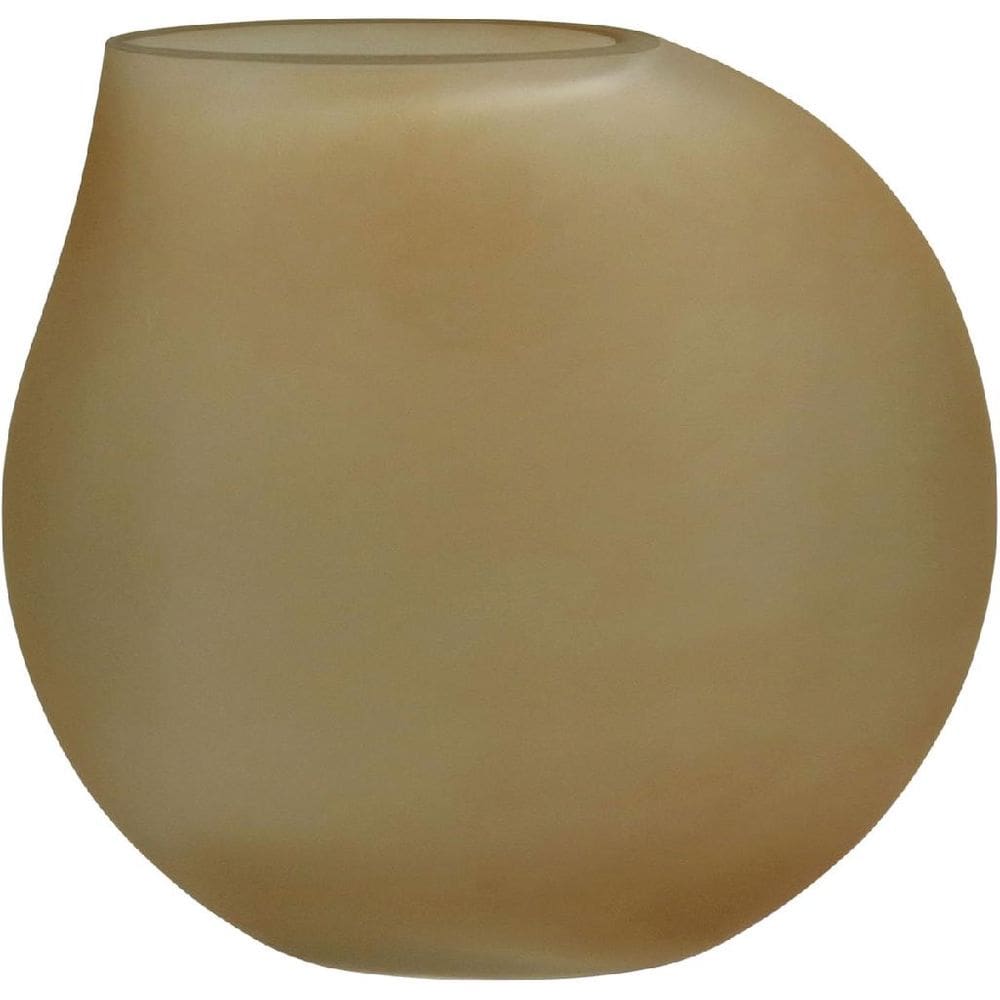 VASO DECORATIVO ENFEITE CASA GOTA HOME&CO VIDRO 29x12x30cm ÂMBAR