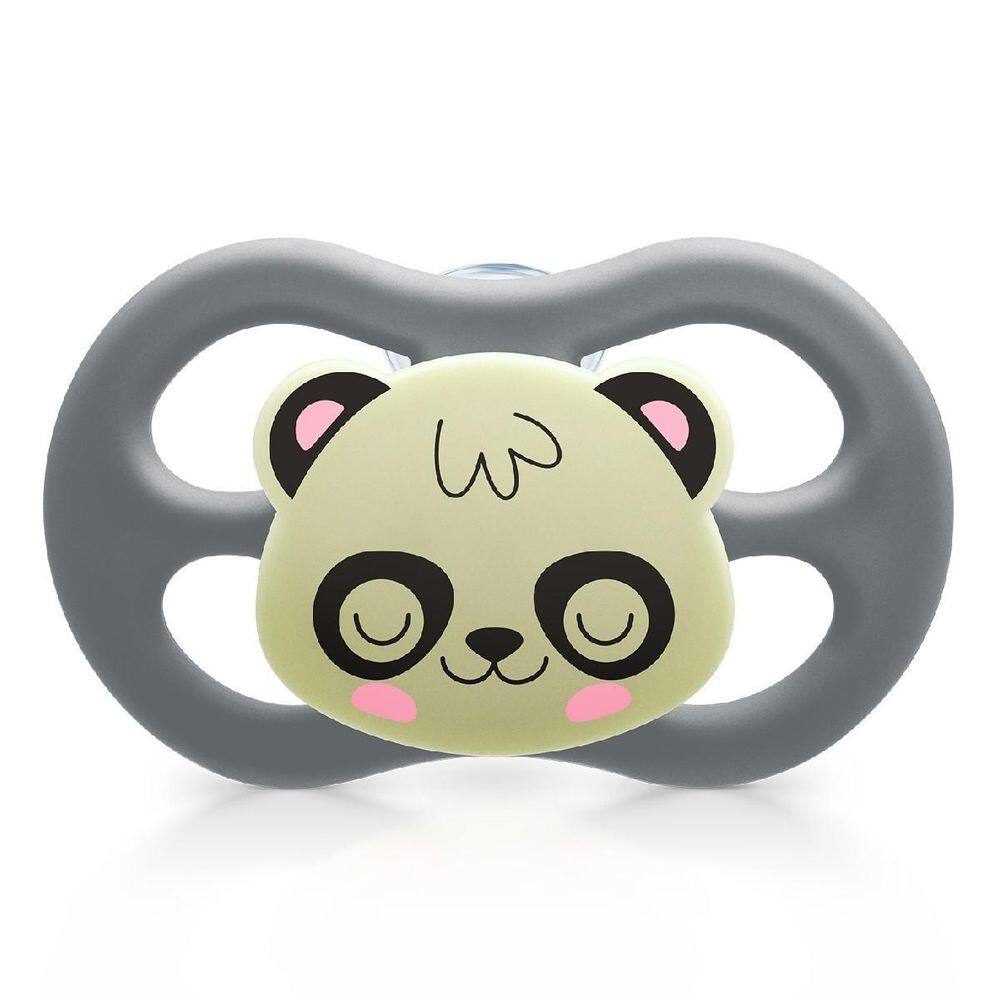 Chupeta Little Friends Brilha No Escuro 6M+ Neutra - Lillo