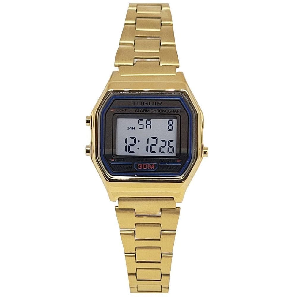 Relógio Unissex Tuguir Digital Tg30316 Dourado