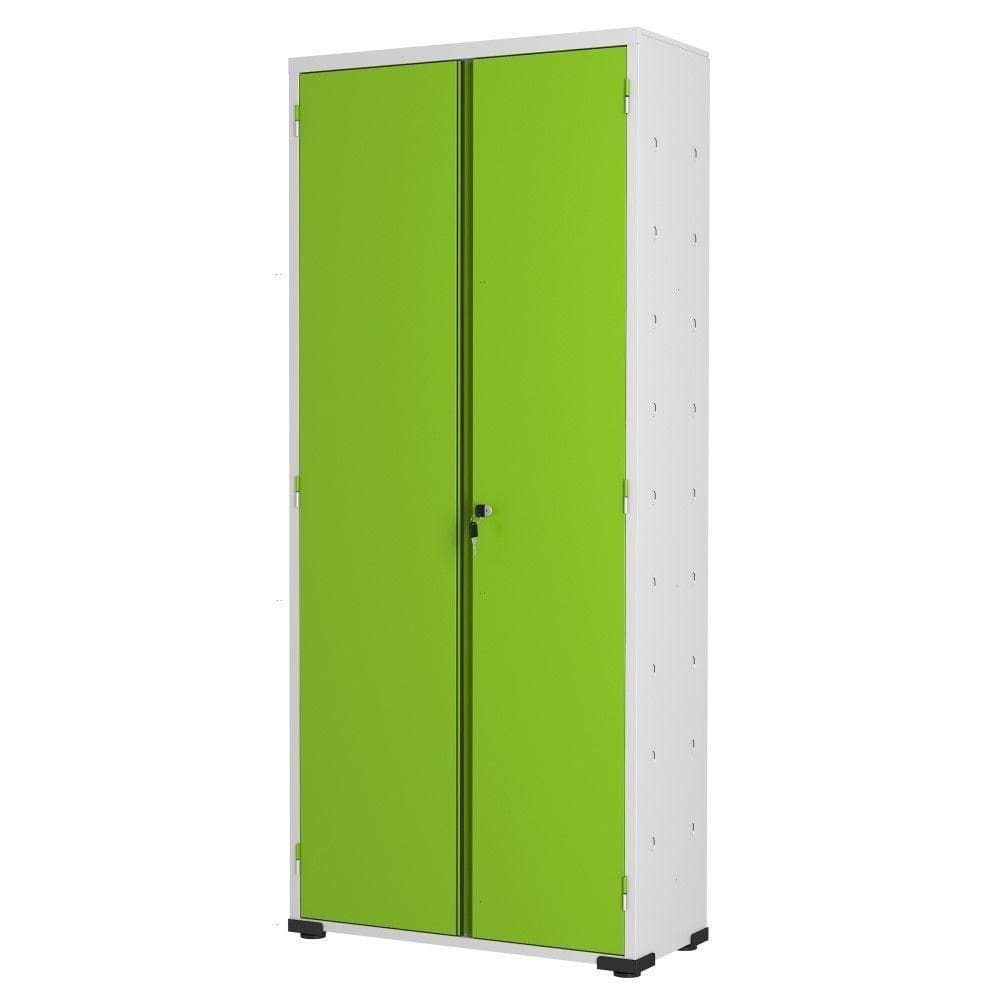 Armário Aço Escritório Fechadura 3 Prateleiras Ea302 Verde
