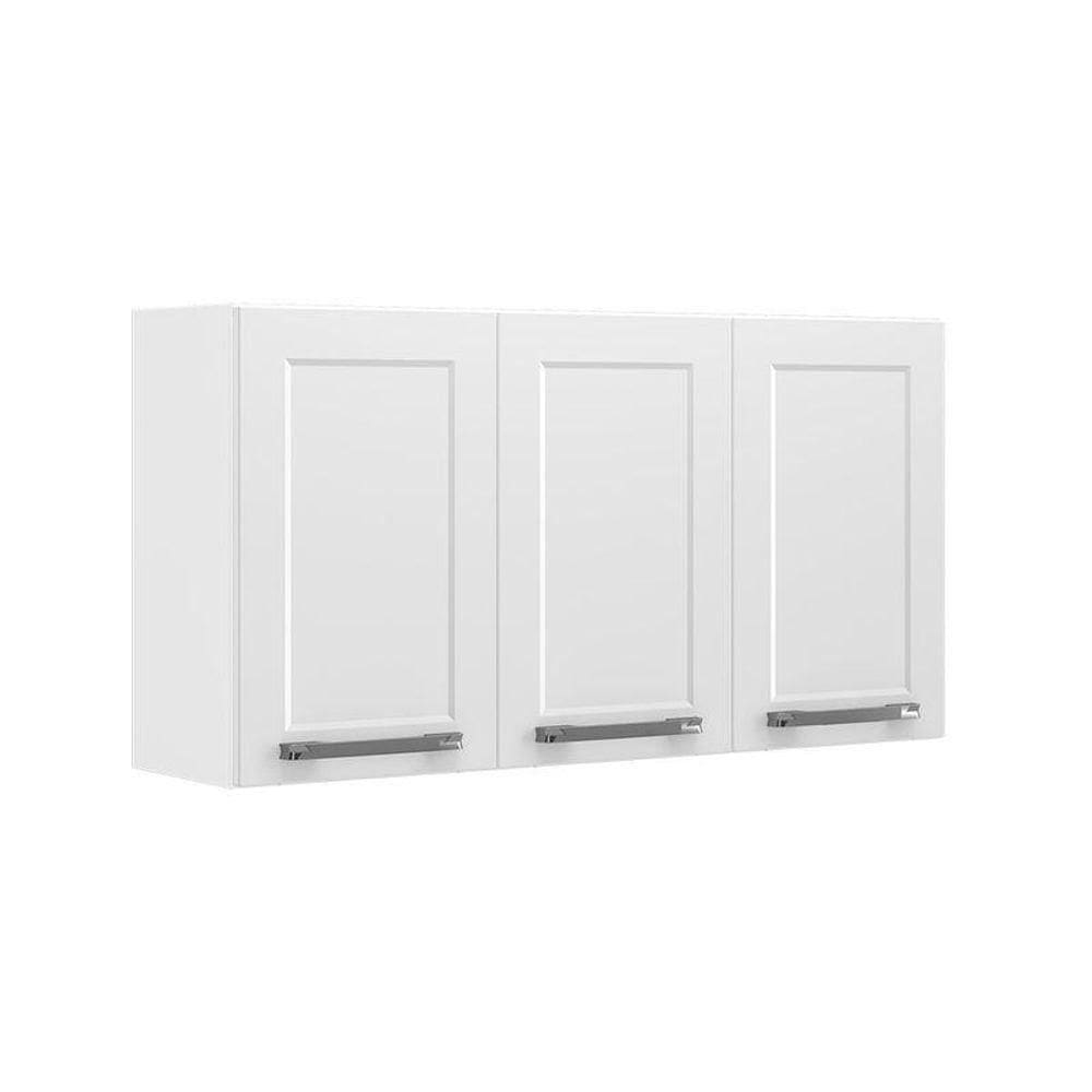 Armário Aéreo De Cozinha Branco Portas Florença