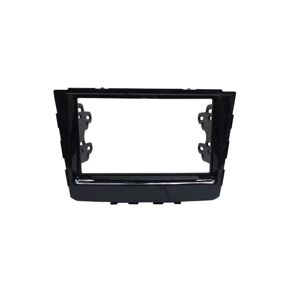 Moldura De Painel 2 Din Hyundai 2017 Black Piano - Autoplast