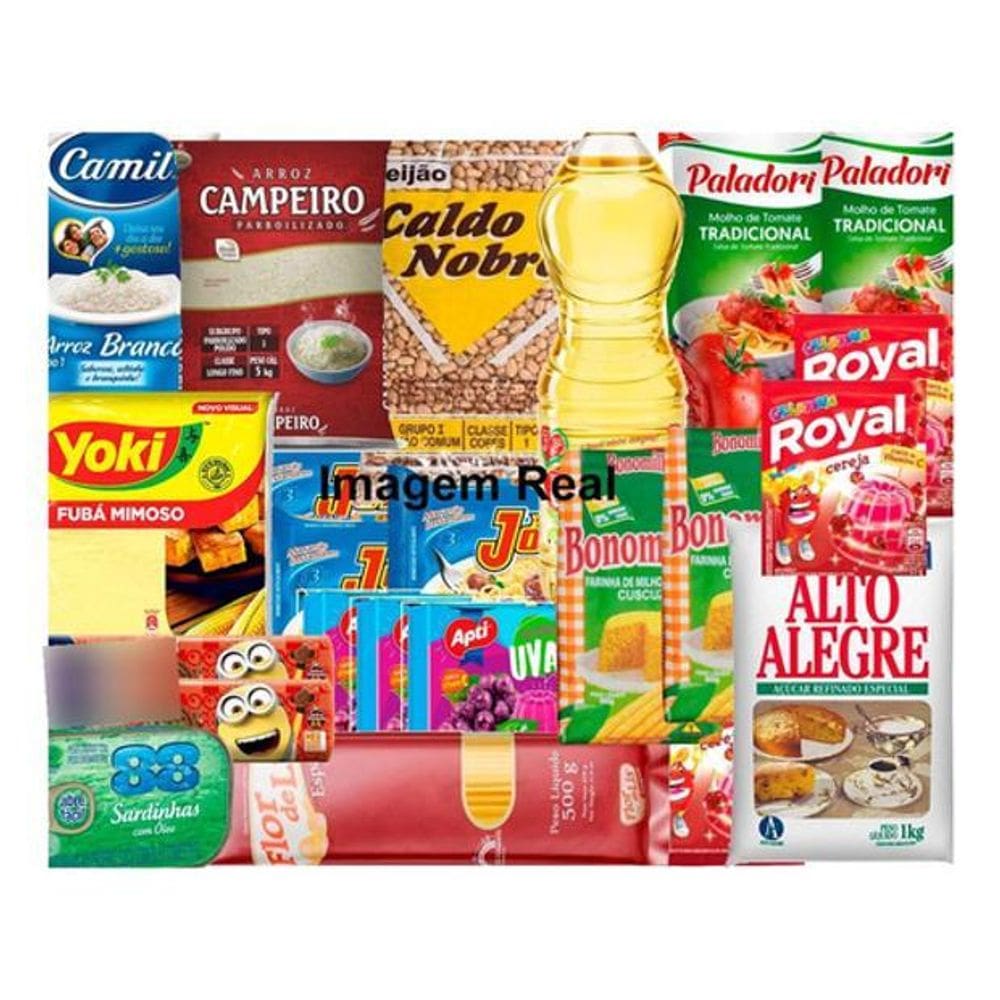 Cesta Básica Completa 22 Itens Doação