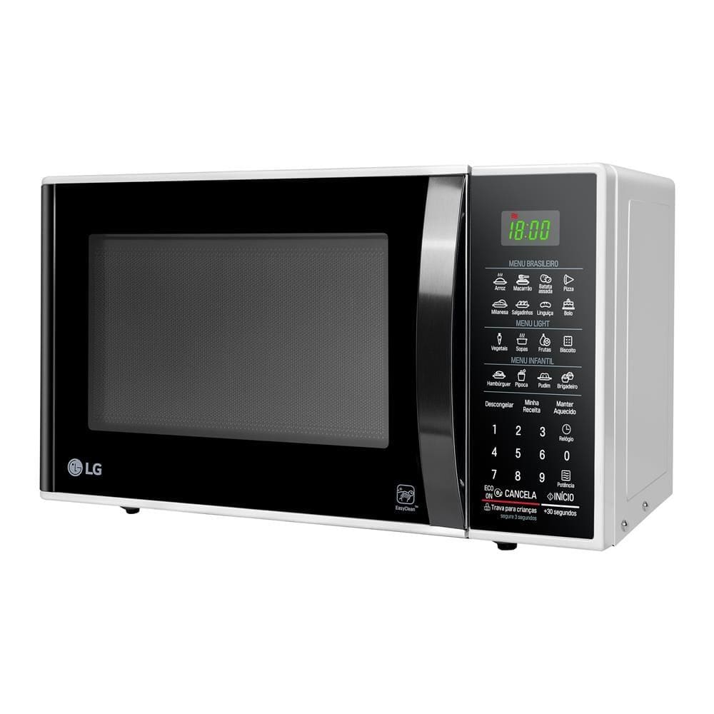 Micro-Ondas LG Easy Clean 30 Litros Branco MS3091B