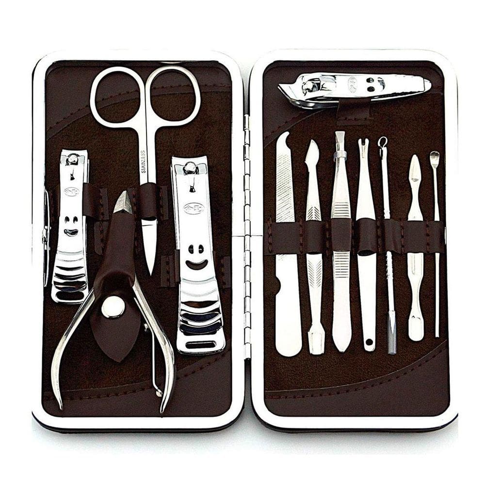 Kit Unhas Completo Profissional Alicate E Tesoura Portátil