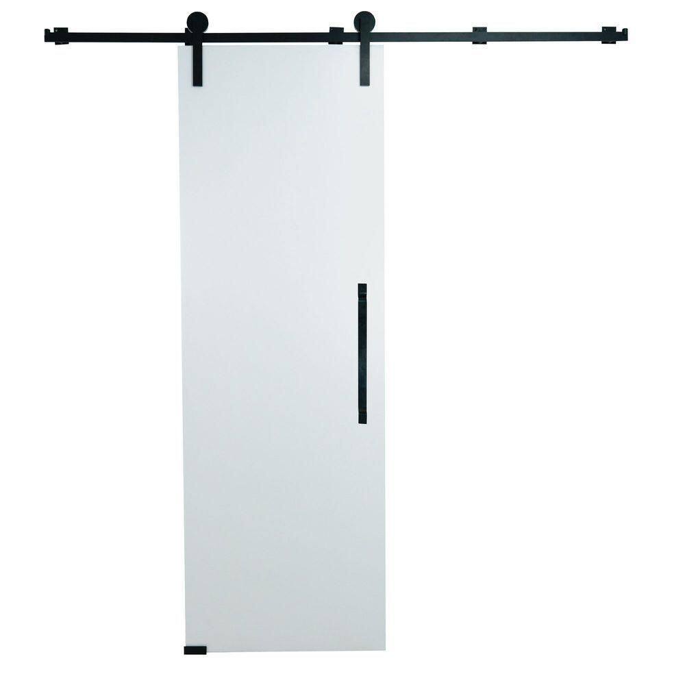 Porta Celeiro de Correr Branco Prime 210x70
