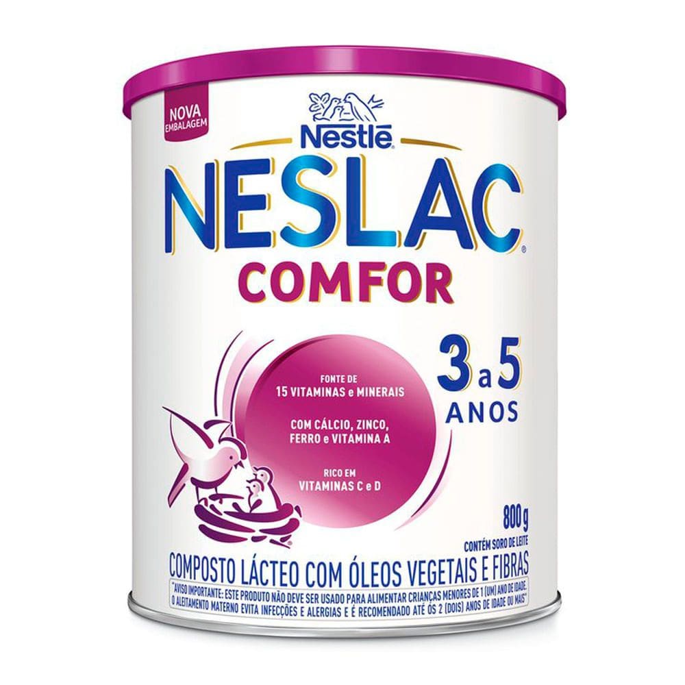 Neslac Comfor Composto Lácteo 800g