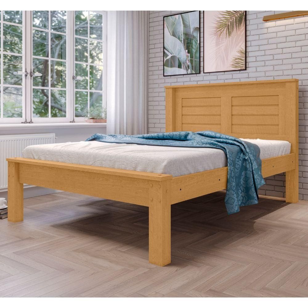 Cama De Solteiro Com Colchão Santana Naturalle
