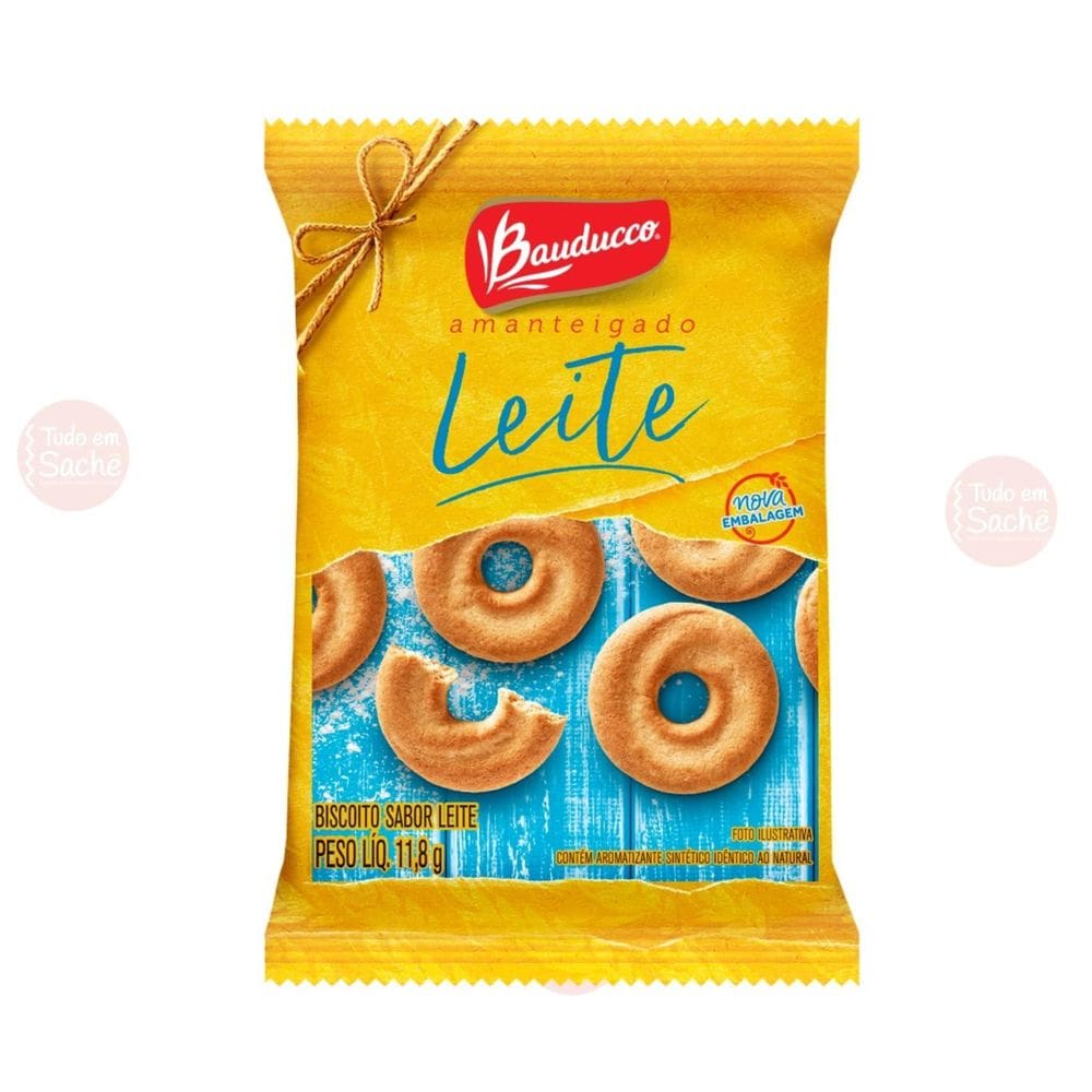 Bolacha Biscoito Sache Bauducco Amanteigado Leite - 400 Un
