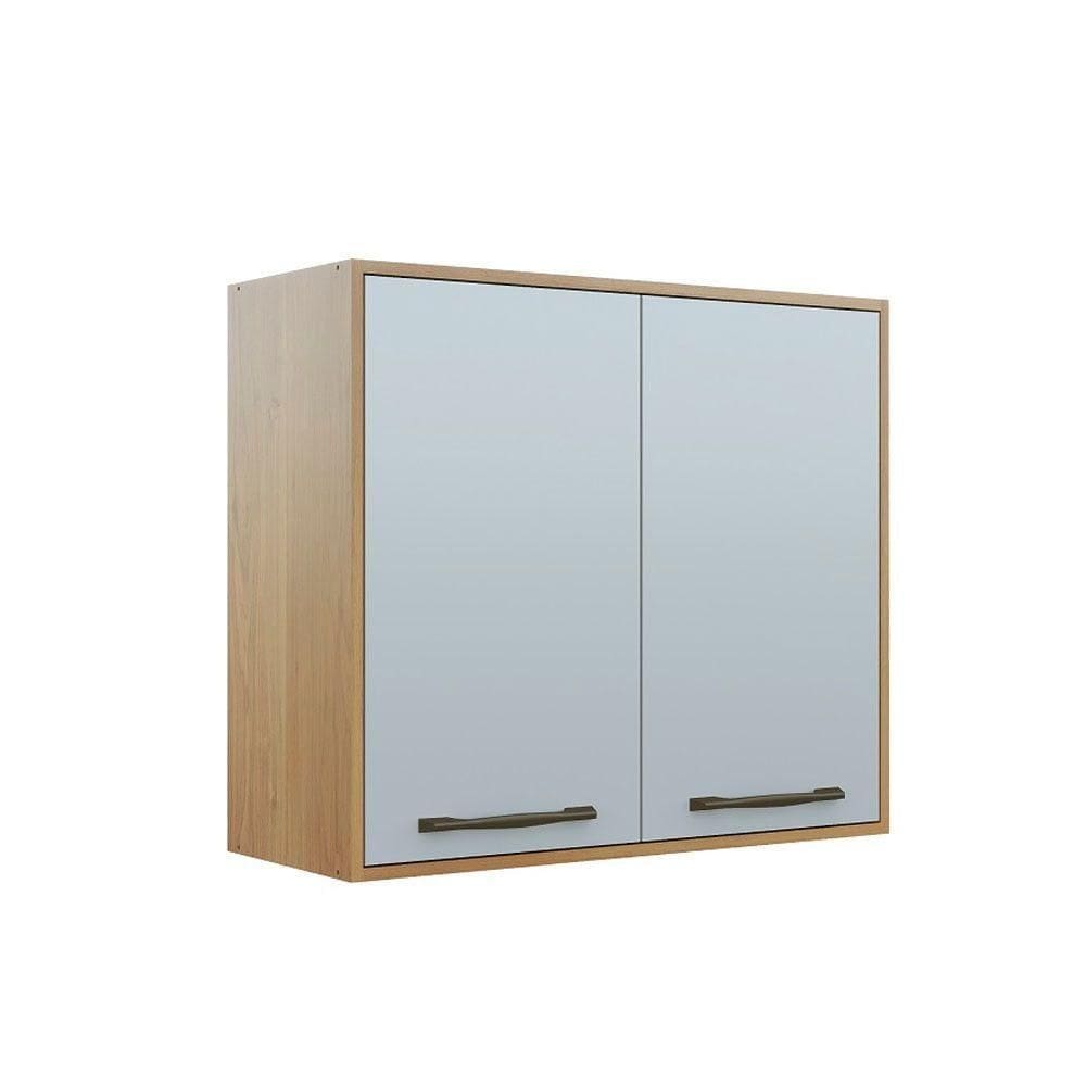Armário Aéreo áustria 80cm Valdemoveis Cinamomo/offwhi