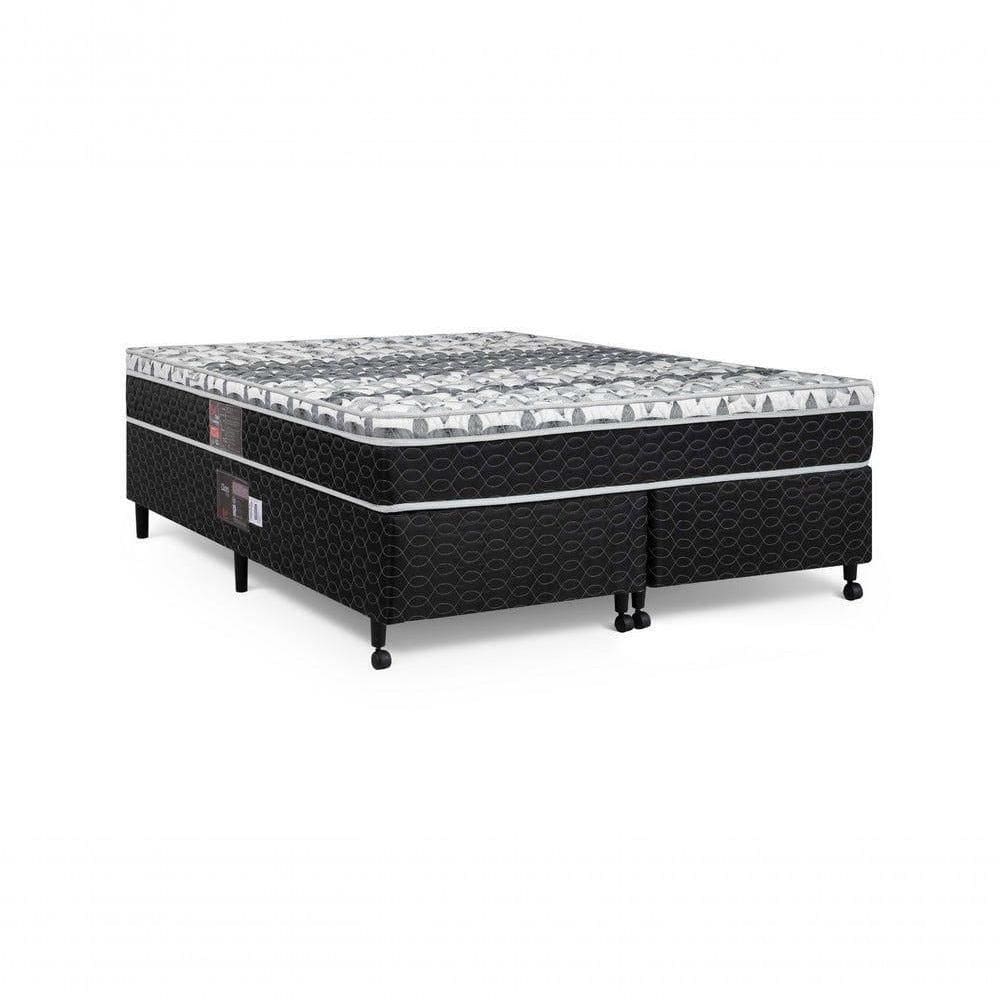 Cama Box + Colchão Castor King Class One Face
