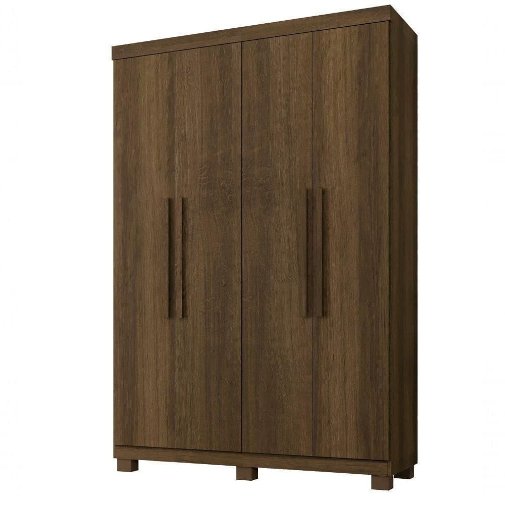 Roupeiro Milão 4 Portas 3 Gavetas Benetil Imbuia