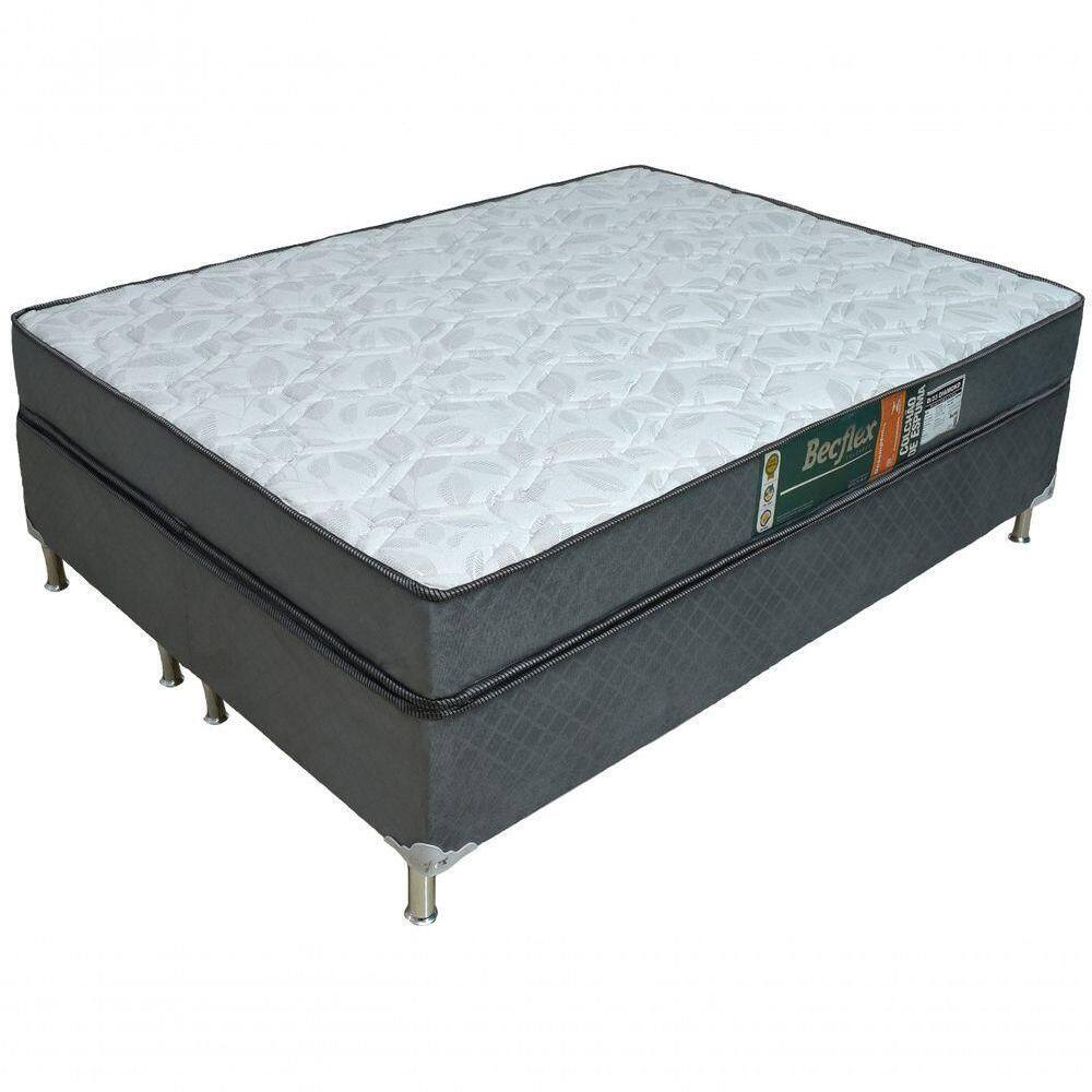 Conjunto Cama Box E Colchão King Bec Diamond