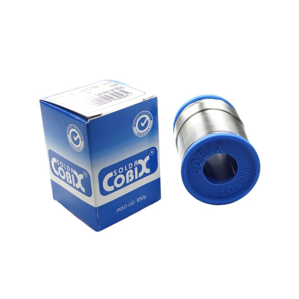 Solda Em Fio 250G 1,0Mm  Azul - Cobix
