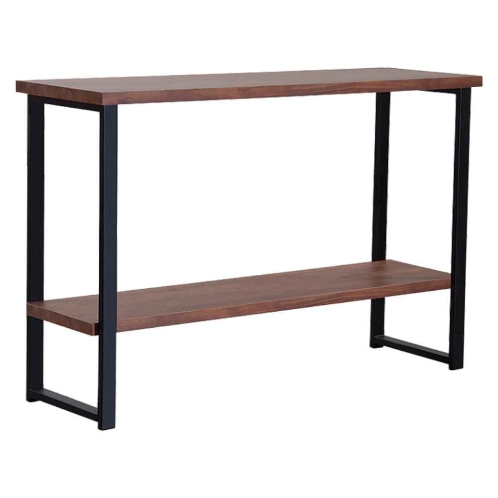 Aparador Para Sala Aço Preto 120 Cm I10 Madeira Taeda Castanho Dmobiliario Castanho