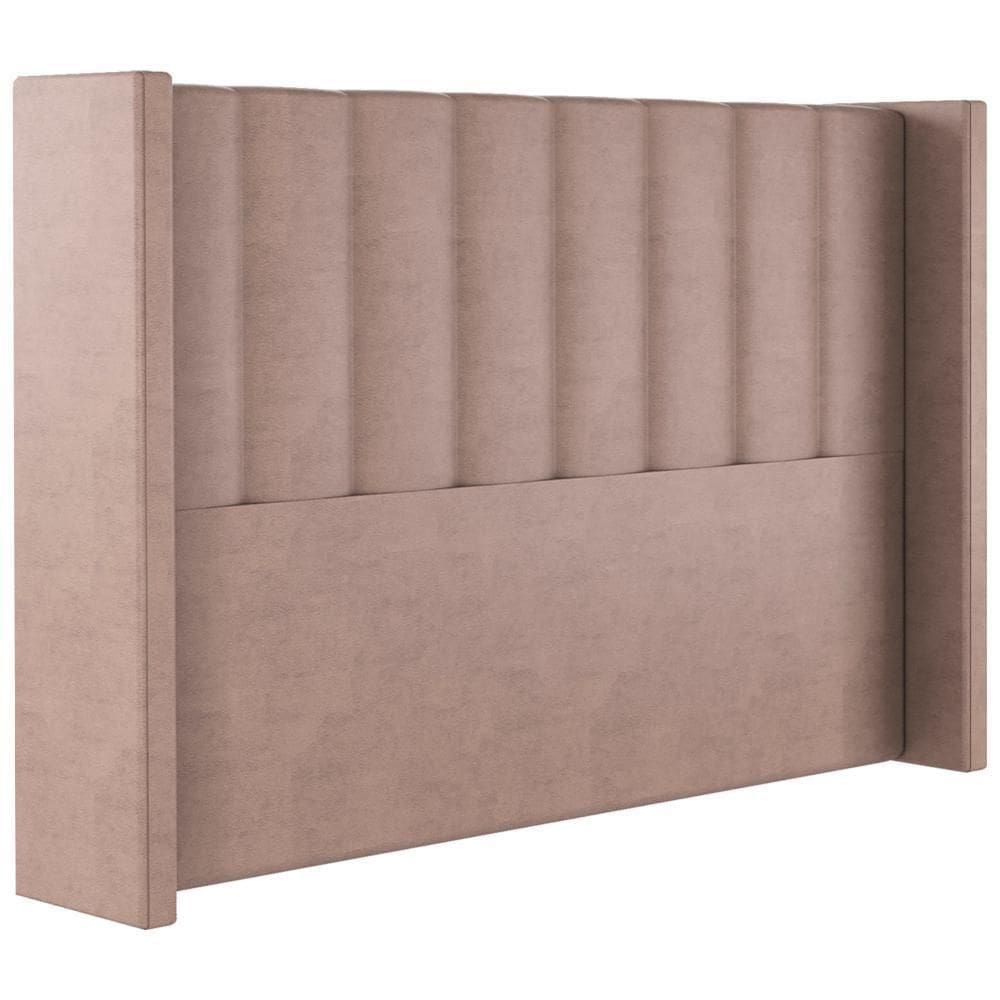 Cabeceira Casal 138 Cm Barcell Veludo Rose Soon Rose