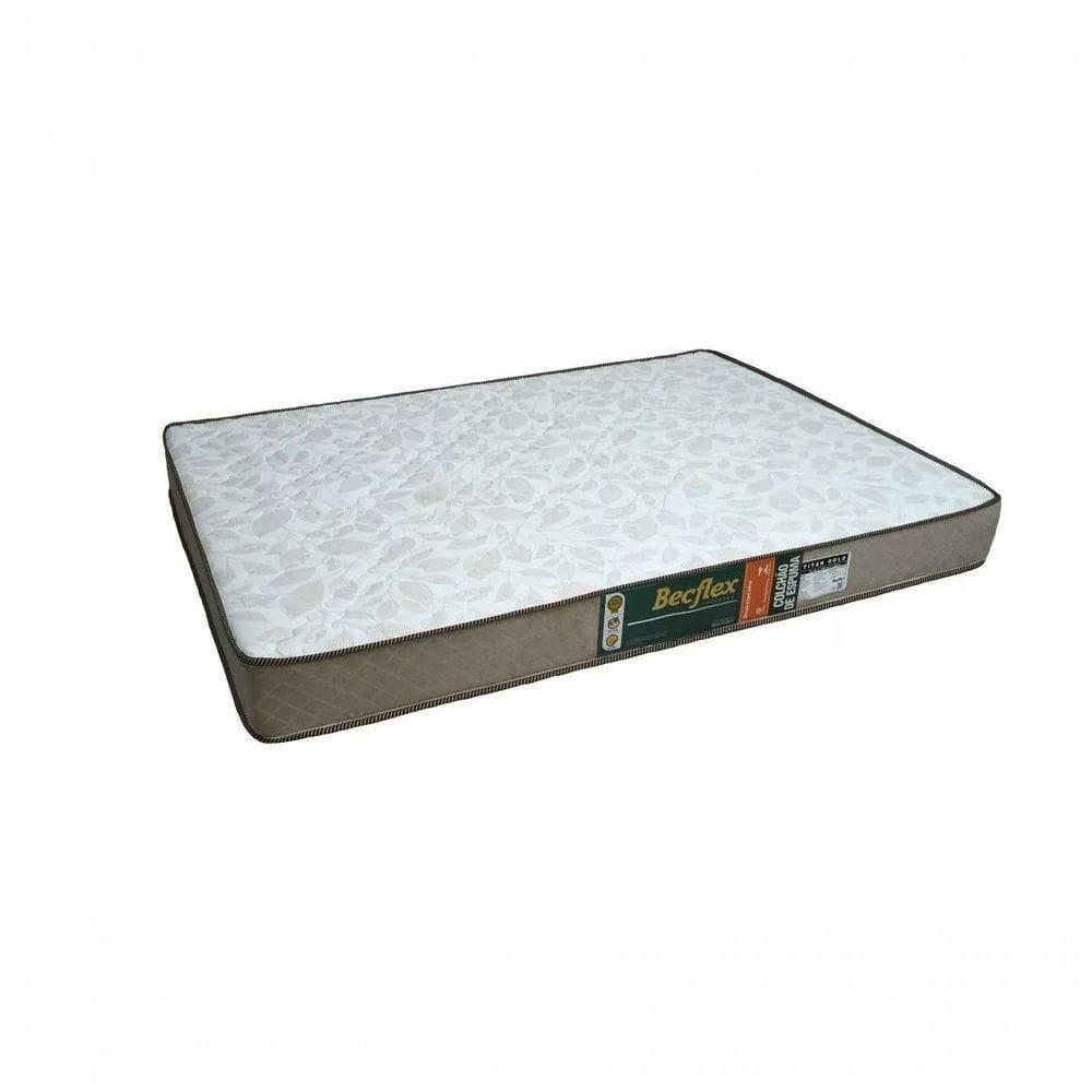Conjunto Cama Box E Colchão Solteiro Bec Gold