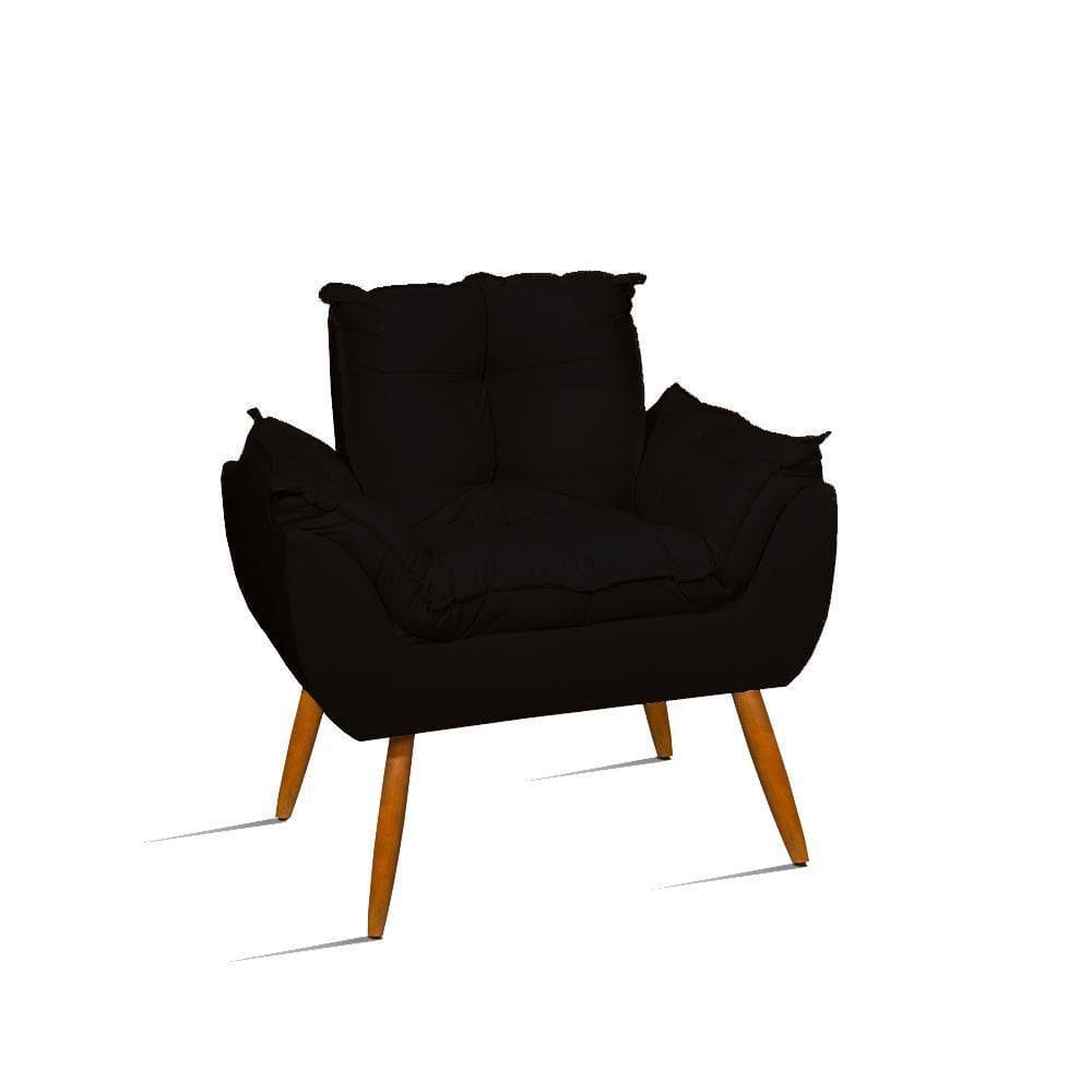 Poltrona Cadeira Escritório Decoraçao – Jl Decor Cor:preto