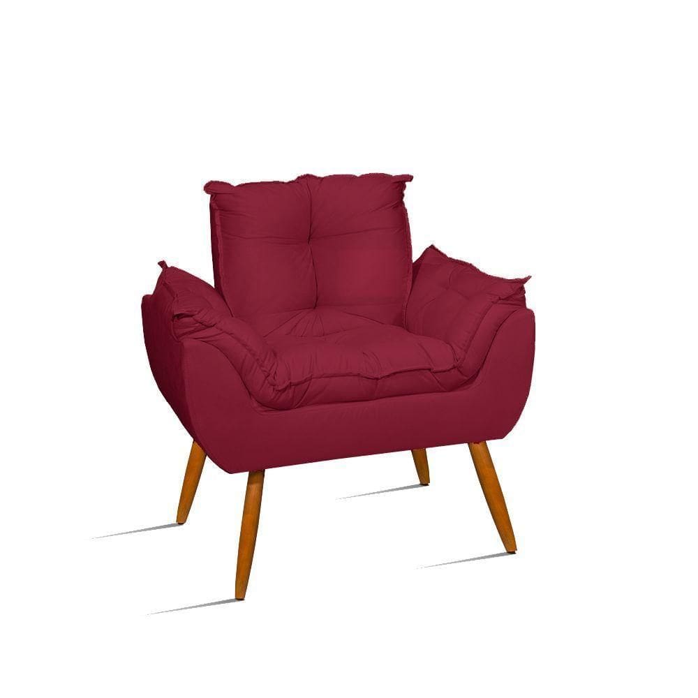 Poltrona Cadeira Escritório Decoraçao – Jl Decor Cor:marsala