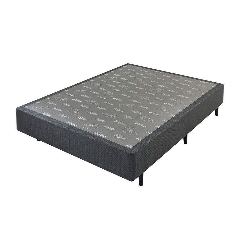 Base Para Cama Box Casal Eco Grafite 138x188x25cm Base Box