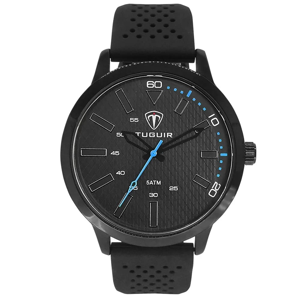 Relógio Masculino Tuguir Analógico TG170 Preto e Azul