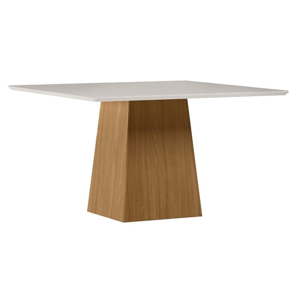 Mesa Bárbara 135x135cm - Ypê-off White