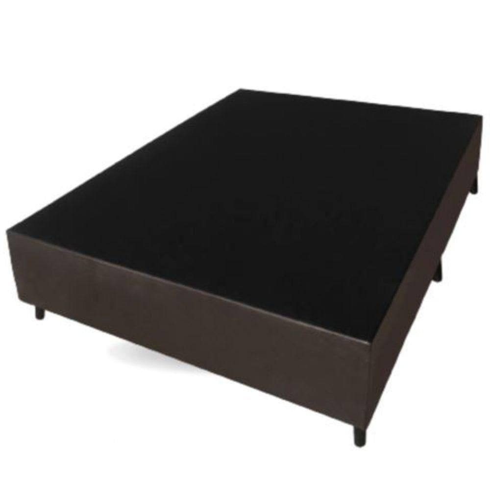 Base Box Para Colchão Casal Ita 1,38x1,88x0,39 Marrom