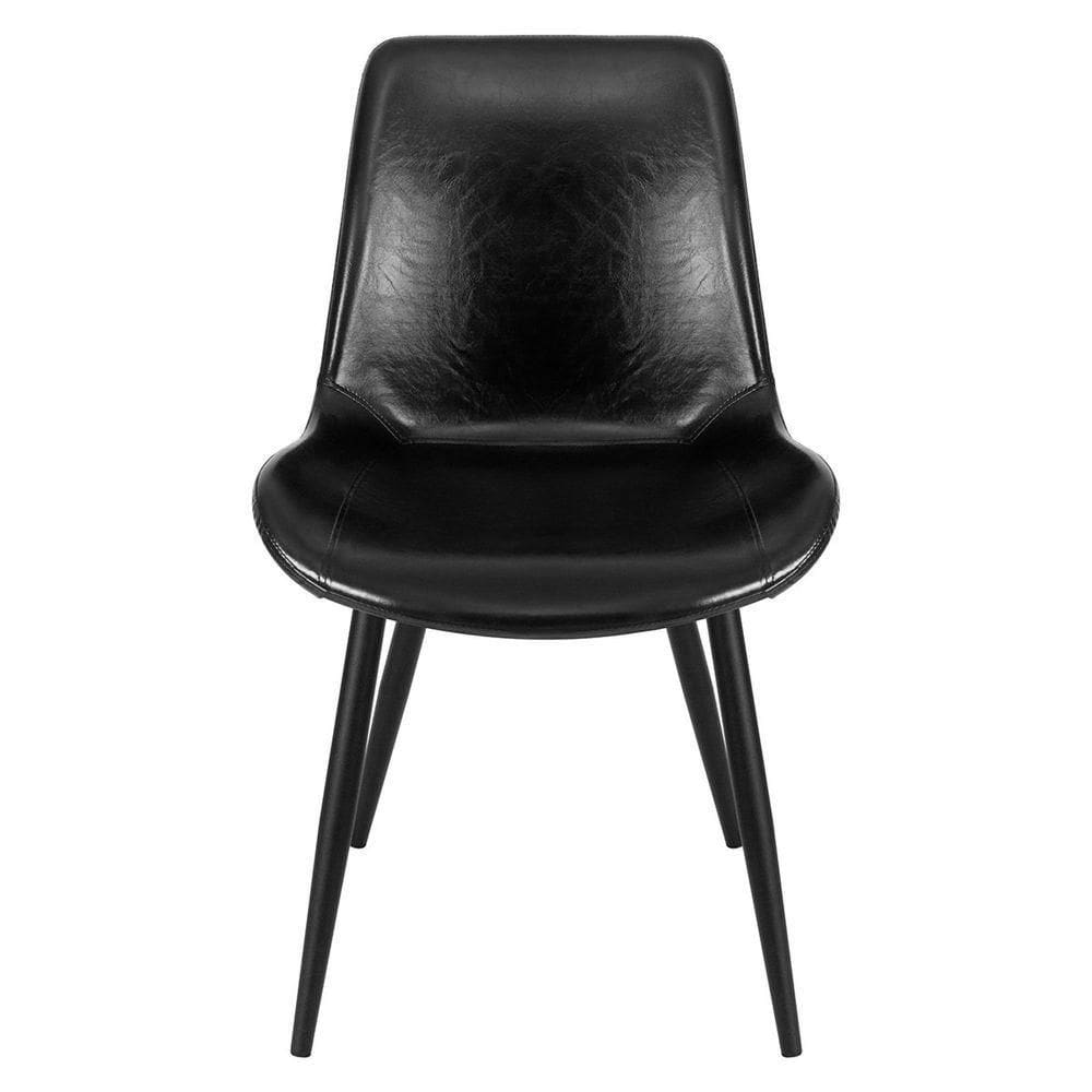 Cadeira Estofada Detroit Preto