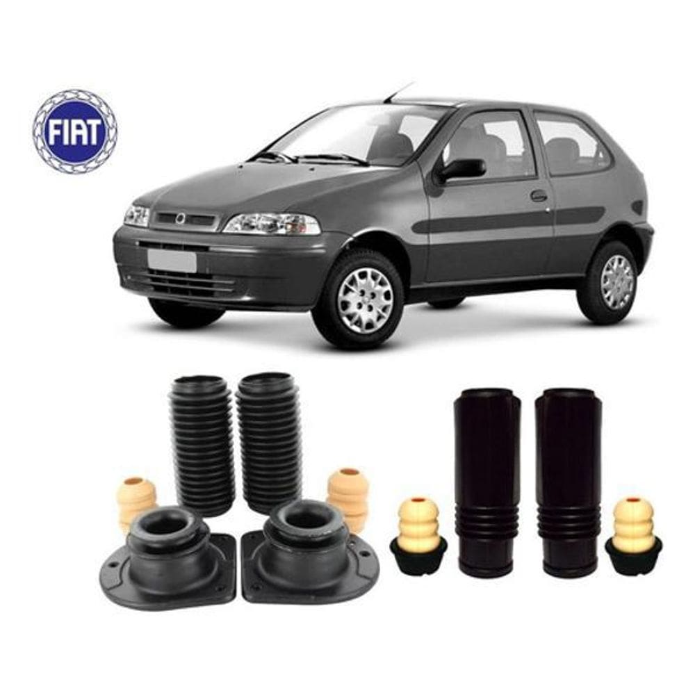 Kit Coxim Batente Coifa Amortecedor Dianteiro Traseiro Fiat