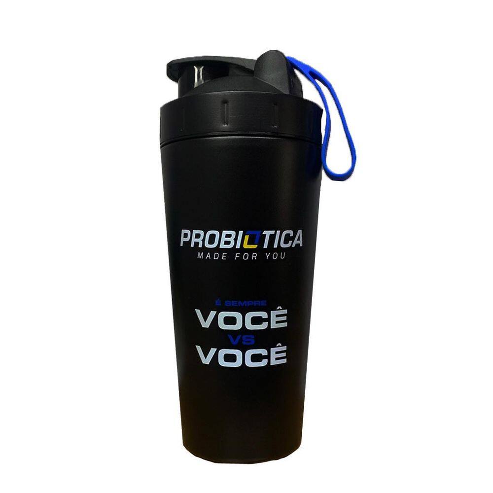 Coqueteleira Térmica Preta 700Ml Probiotica