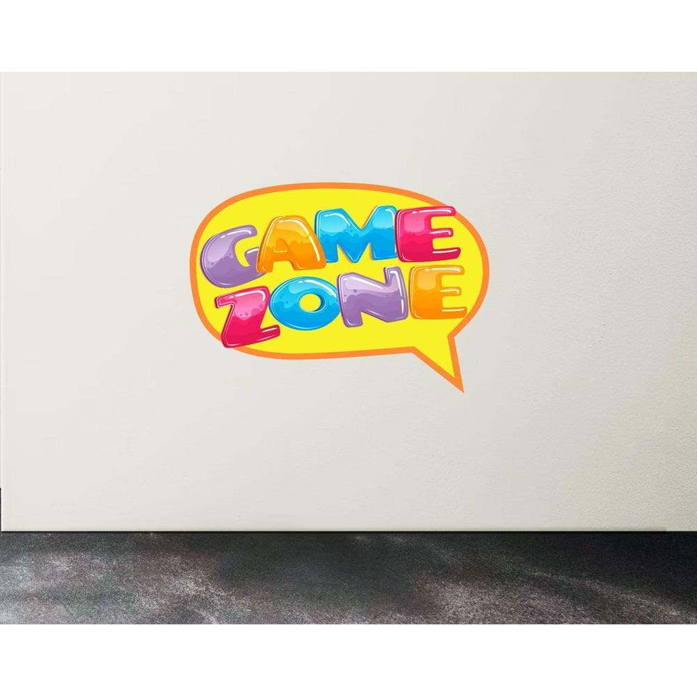 Adesivo De Parede Game Zone Espaço Kids E Brinquedoteca