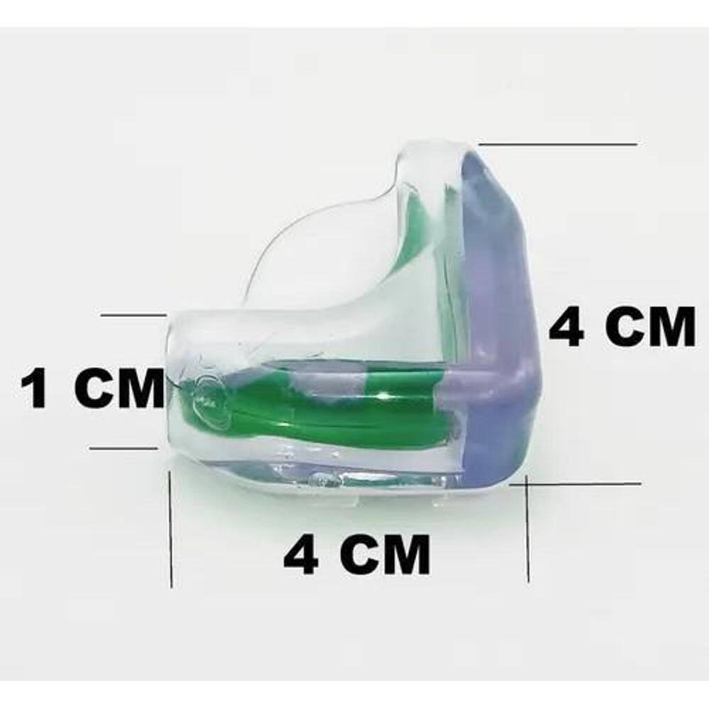 Protetor de Quina Transparente em Silicone - 4 Peças