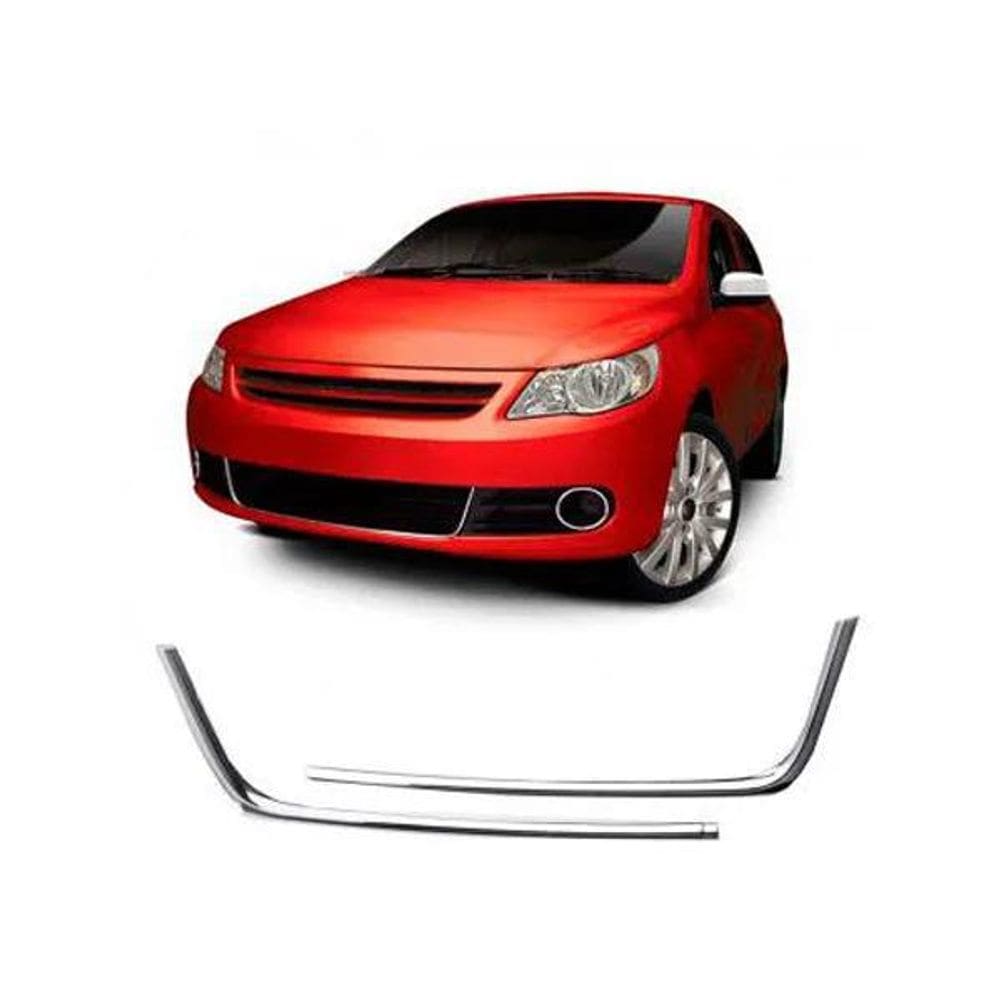 Friso Cromado Grade Inferior Central Gol Voyage Saveiro G5