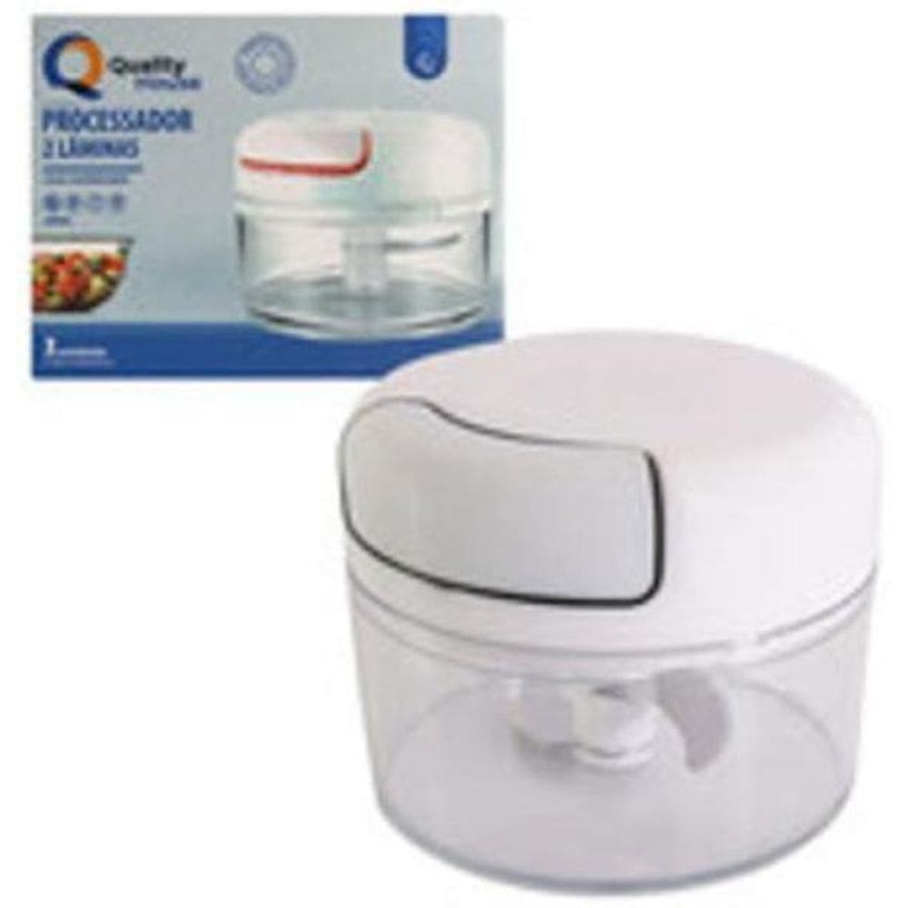 Mini Triturador Processador Cortador Manual Alimentos