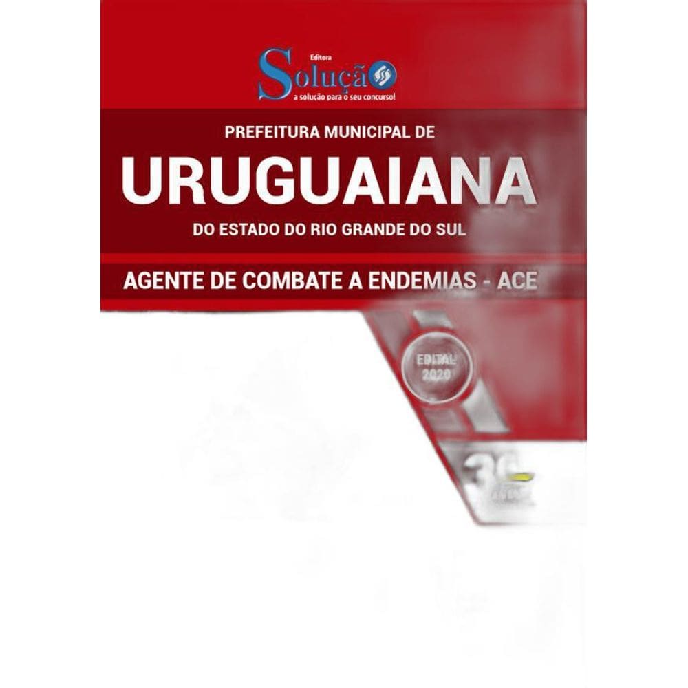 Apostila Prefeitura Uruguaiana Rs Agente De Combate Endemias