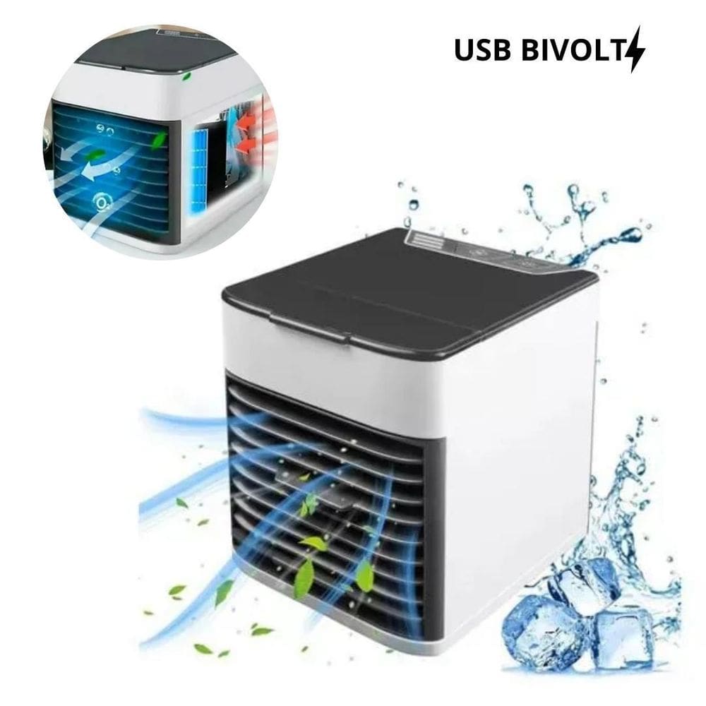Refresque O Ambiente Com O Mini Ar Bivolt