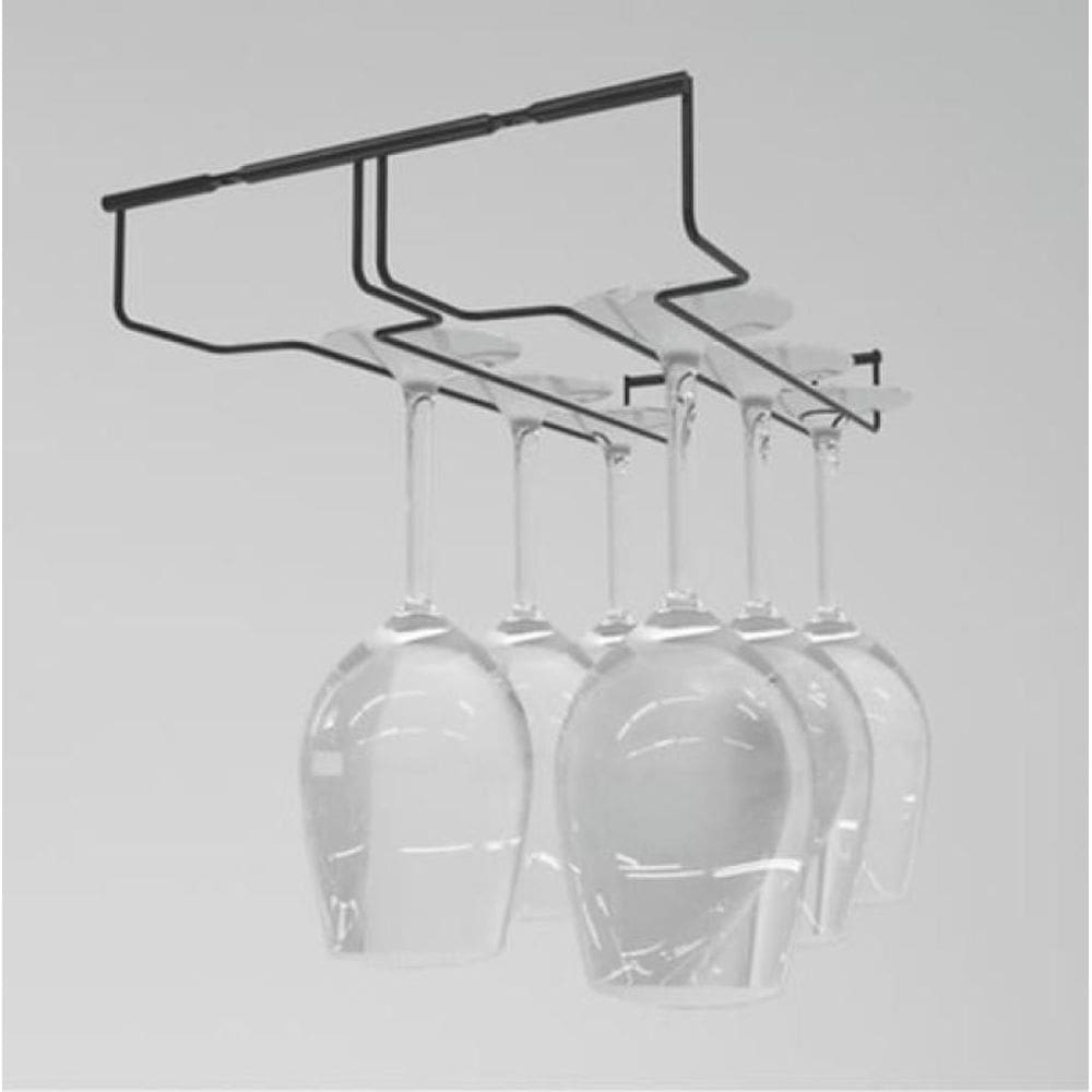 Suporte Fixo Para Taças 2 Espacos Otimizee Preto