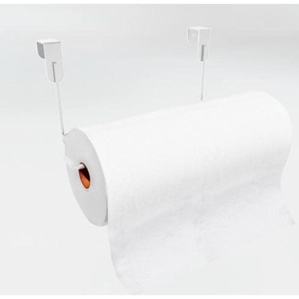 Suporte Papel Toalha Para Porta Otimizee Branco