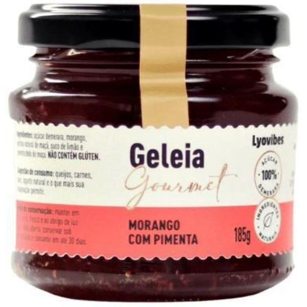 Geleia De Morango Com Pimenta Lyovibes 185G