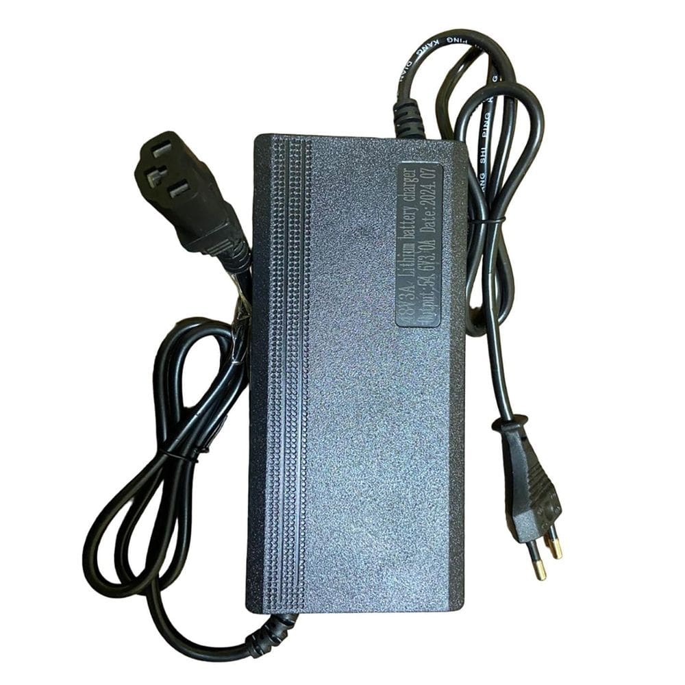 Fonte Carregador Para Bike Scooter 54.6V 3A Para Bateria 48V