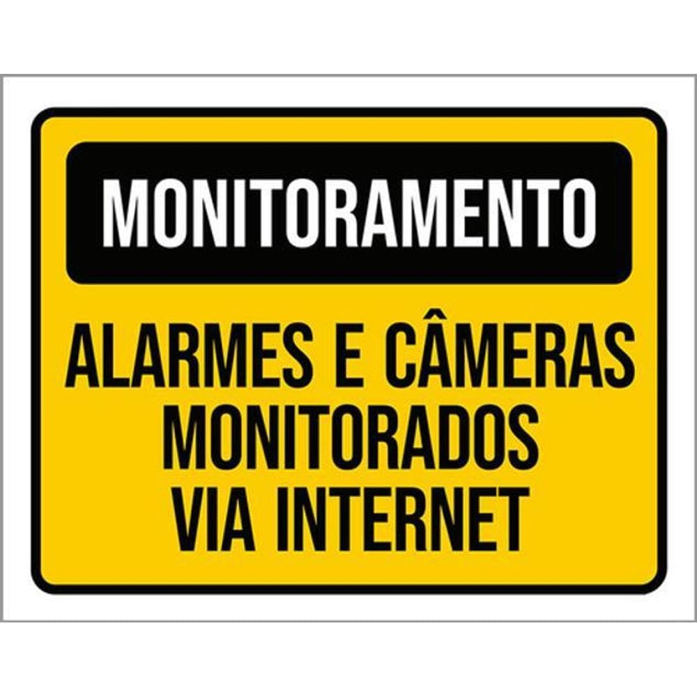 Kit 3 Placas Monitoramento Alarmes Câmeras Monitorados