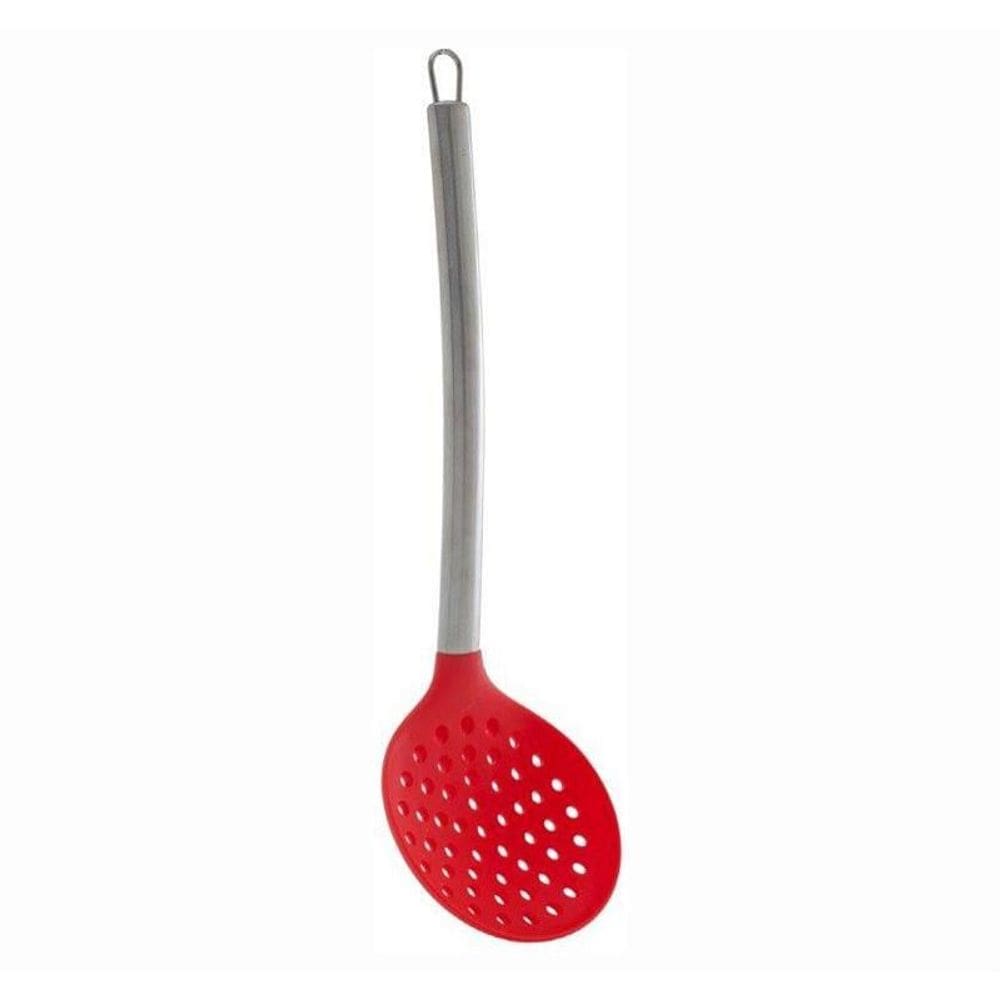 Escumadeira Silicone Cabo Inox